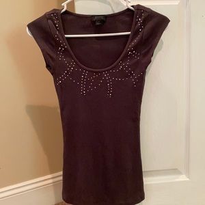Used express T-shirt with rhinestone detail